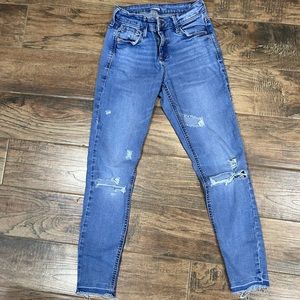 Old navy skinny jeans size 0